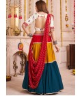 Multi Color Viscose Cotton Thread Work Navratri Chaniya Choli Multi Color Viscose Cotton Thread Work Navratri Chaniya Choli