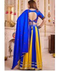 Multi Color Viscose Cotton Mirror Work Navratri Chaniya Choli Multi Color Viscose Cotton Mirror Work Navratri Chaniya Choli