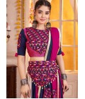 Multi Color Viscose Cotton Mirror Kodi Work Navratri Chaniya Choli