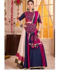 Multi Color Viscose Cotton Mirror Kodi Work Navratri Chaniya Choli