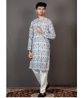 Multicolor Lakhnavi Festival Kurta Multicolor Lakhnavi Festival Kurta