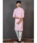 Pink Lakhnavi Party Wear Kurta Pink Lakhnavi Party Wear Kurta