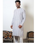 Multicolor Round Neck Designer Kurta For Navratri 2024