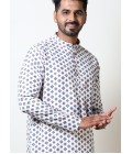 Multicolor Round Neck Designer Kurta For Navratri 2024