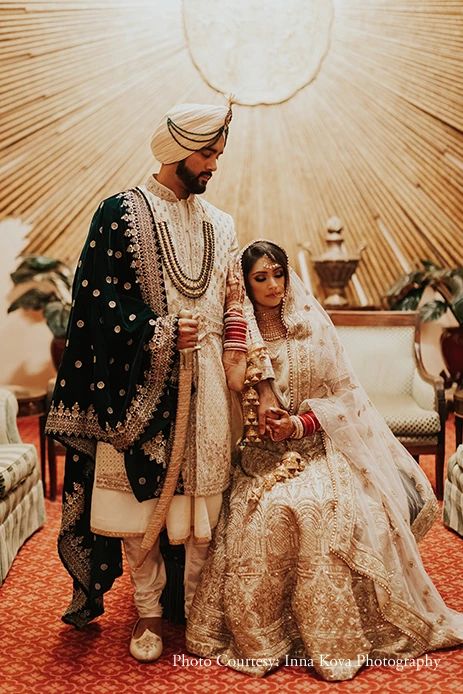 Neha Shah Wedding Look by Kafnii